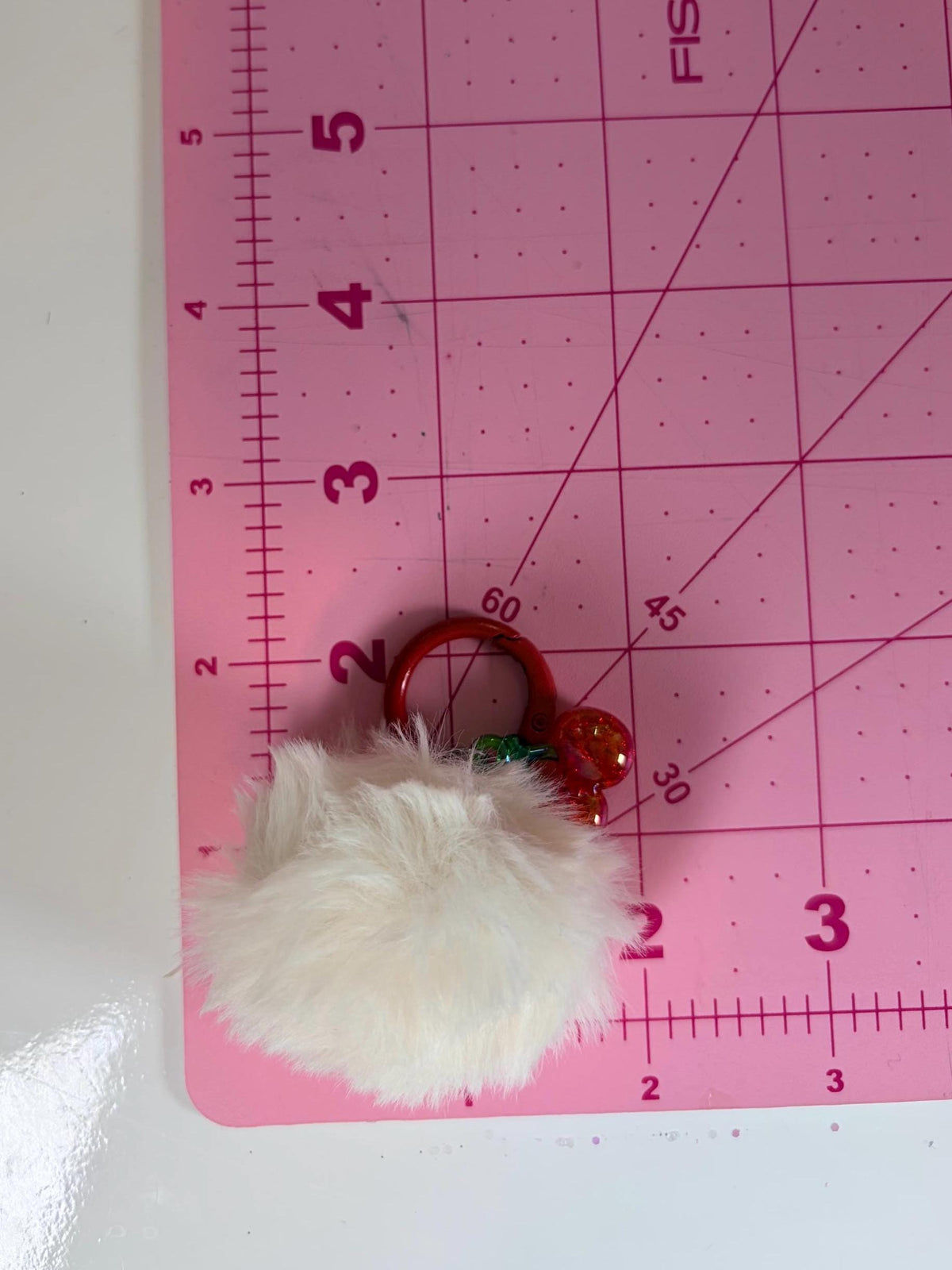 Girly Red Cherry Bag Charm