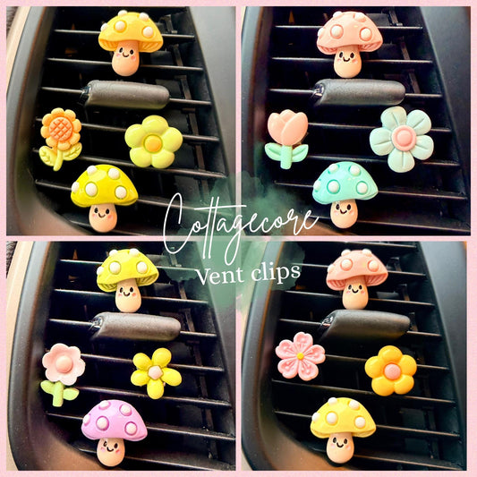 Cottagecore Car Vent Clips Girly Car