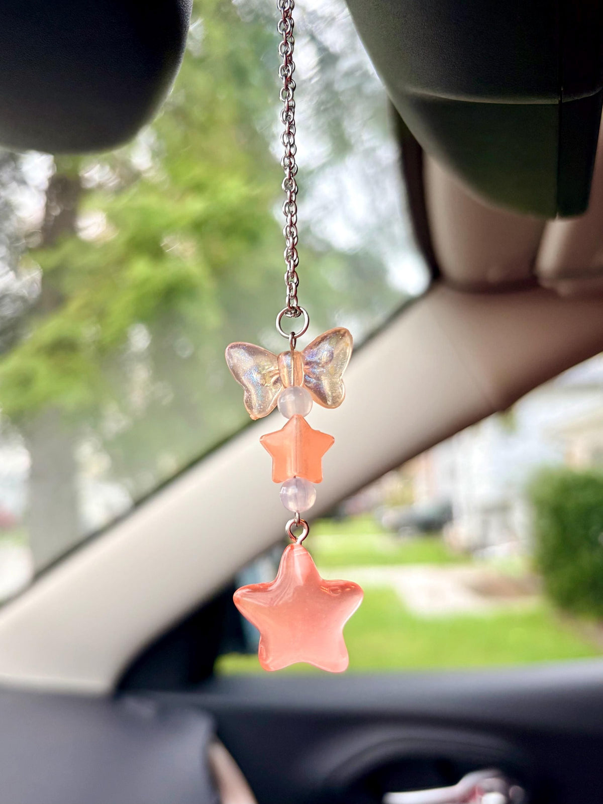 Glow in the Dark Star Rearview Mirror Dangler