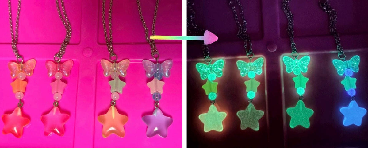 Glow in the Dark Star Rearview Mirror Dangler