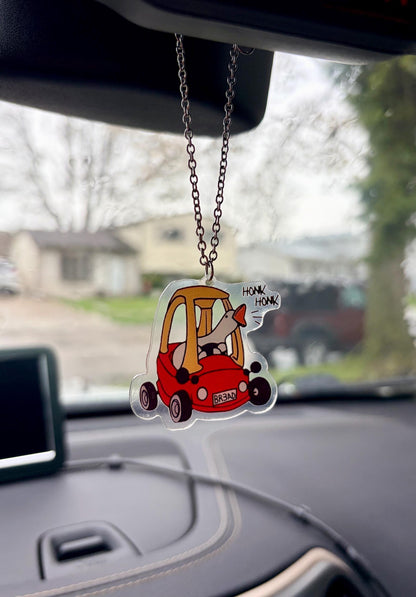 Goose Car Rearview Mirror Dangler Accessory