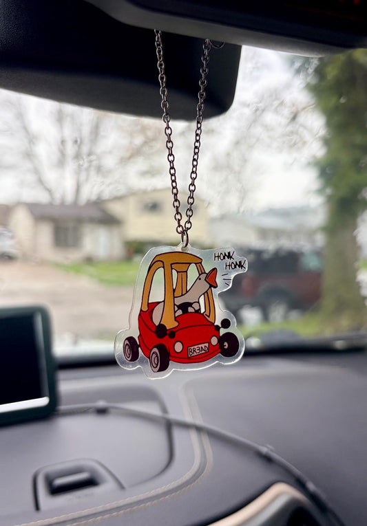 Goose Car Rearview Mirror Dangler Accessory