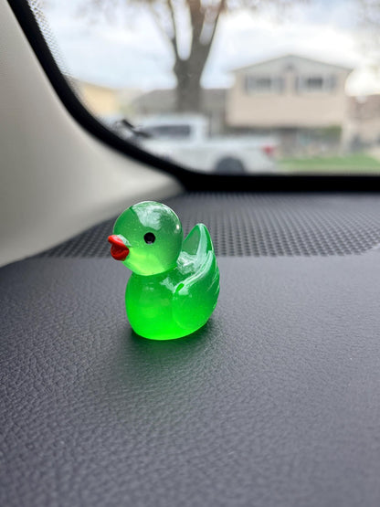 Glow in the Dark Duck Dashboard Ornaments