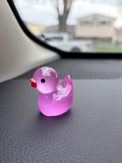 Glow in the Dark Duck Dashboard Ornaments