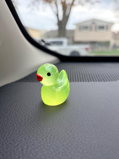 Glow in the Dark Duck Dashboard Ornaments