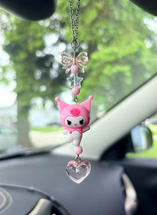 Kuromi Rearview Mirror Dangler Accessory