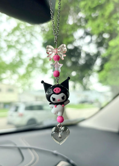 Kuromi Rearview Mirror Dangler Accessory