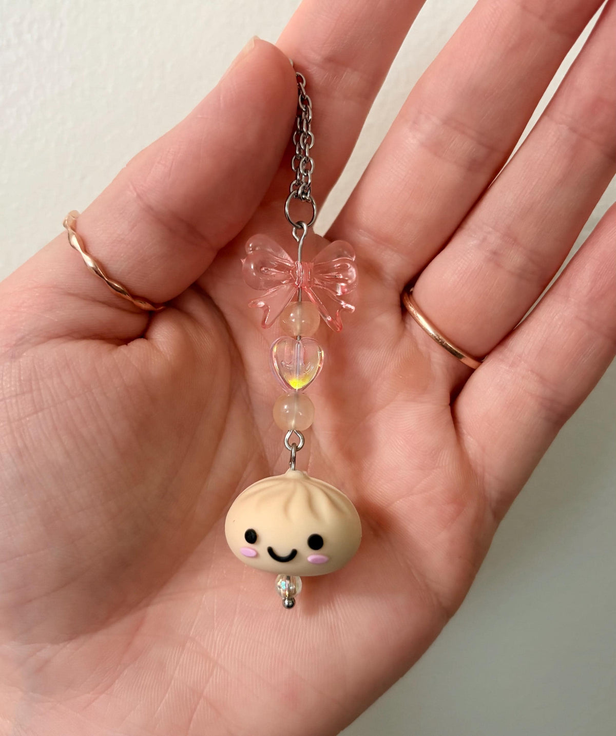 Kawaii Dumpling Rearview Mirror Dangler Accessory