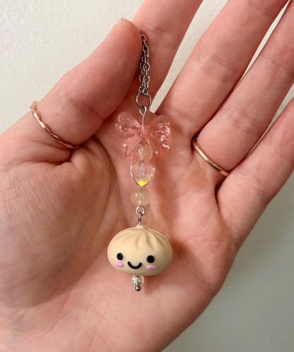 Kawaii Dumpling Rearview Mirror Dangler Accessory