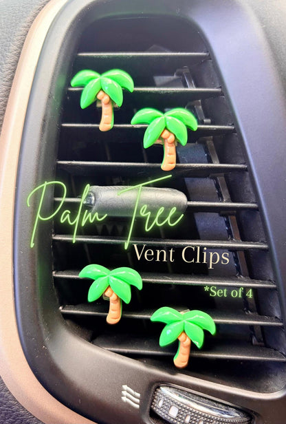 Palm Tree Car Vent Clips
