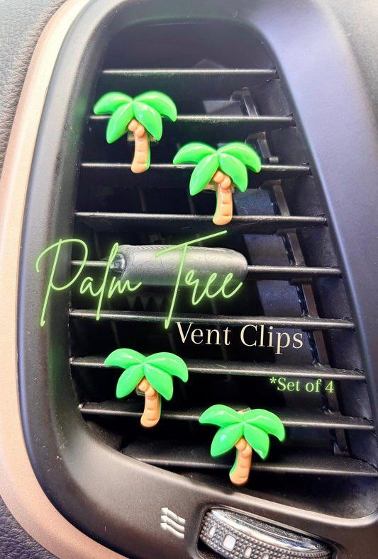 Palm Tree Car Vent Clips