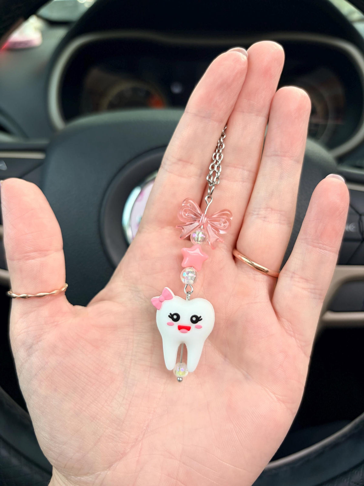 Sweet Tooth Rearview Mirror Dangler Accessory
