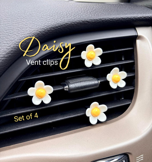 Daisy Car Vent Clips