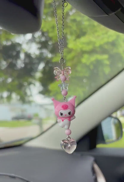 Kuromi Rearview Mirror Dangler Accessory