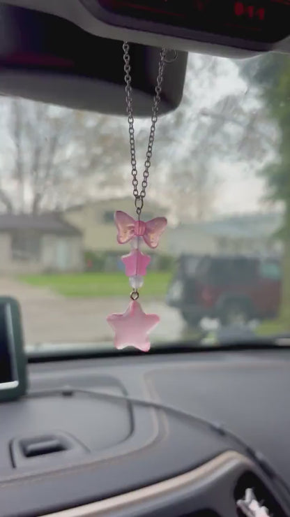 Glow in the Dark Star Rearview Mirror Dangler