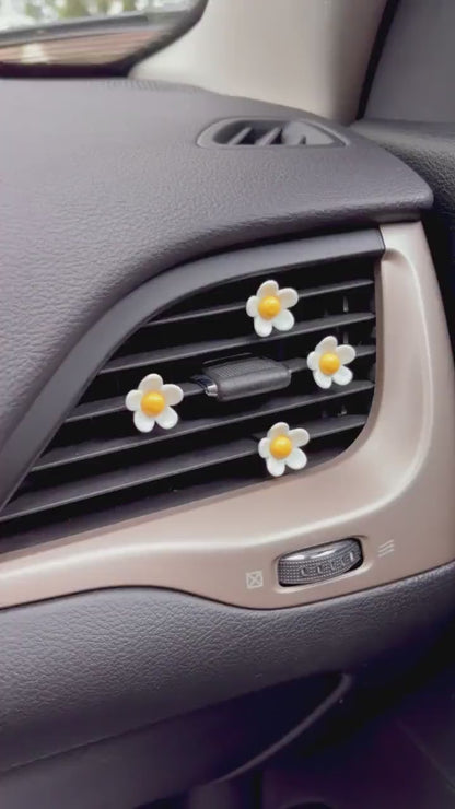Daisy Car Vent Clips
